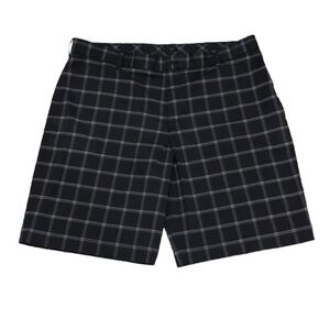 Nike Golf Shorts Size 40 Dark Gray Plaid
